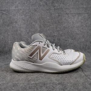 New Balance Shoes Womens 10.5 2E 696 V3 Tennis Sneaker Athletic Trainer White